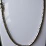 Vintage heavy 925 Sterling Silver 5mm round Byzantine Chain Necklace length 20" - 39g Image 2