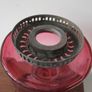 Antique Cranberry Oil Lamp Base Spare Image 3