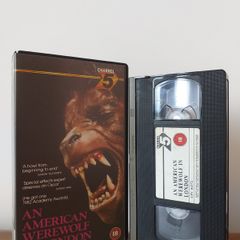 An American Werewolf In London (HORROR FILM) Vhs Video Channel 5, Year 1982.