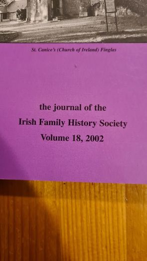 Irish Family History Journals Of The Irish Family History Society. See Photos For Years. All In Very Good Condition.
