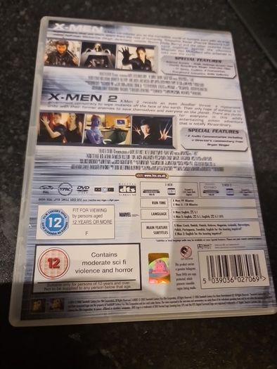 X-man 1&2 Dvd