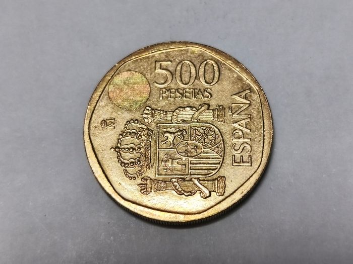 Spain 500 Pesetas Coin Espana Juan Carlos 1999
