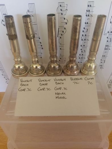 trumpet mouthpieces. Marcinkiewicz signature models.