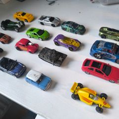 16 hot wheels and other toy cars