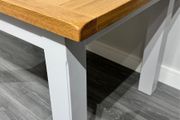 Solid Oak Extending Dining Table, Ex Display