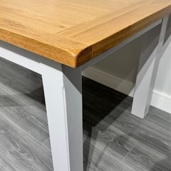 Solid Oak Extending Dining Table, Ex Display