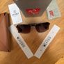 ray bans gun metal dark brown glass Image 6