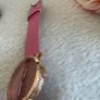 SOKI Rose Gold & Vibrant Pink Glitter Dial Watch Image 3
