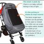 SnoozeShade Plus Deluxe Buggy Pushchair Pram Sun & Sleep Shade Image 4