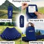 Camping Mat Inflatable Sleeping Mat - Ultralight Sleeping Pad, Compact & Lightweight Camping Mattress for Backpacking, Hiking,Outdoor - Airpad,Inflating Bag, Carry Bag, Repair Kit (FREE POSTAGE) Image 7