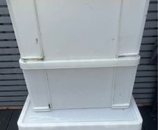 storage boxes x3
