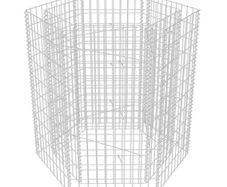Hexagonal Gabion Raised Bed 100x90x100 cm