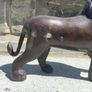 Superb Pair of 19th Century Chinese Antique Bronze Lions Image 7