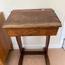 Old School Desk with inkwell Image 6