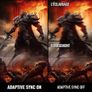 Minifire 24 Inch Gaming Monitor 180Hz 1Ms FreeSync HDR 110 sRGB FHD 1080P Computer Monitor HDMI DP Ports Eye Care Frameless VESA 75  75(MFG24F4L HDMI Included) Image 7