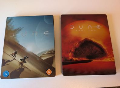 Dune Part 1 and 2 4k Steelbook