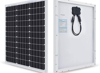 50 Watt Solar Panel 12 Volt Monocrystalline Module PV Charger for Motorhome, Garden, Boat, Caravan and Off-Grid Applications (FREE POSTAGE)