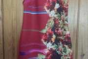 J and J red floral dress (free post)