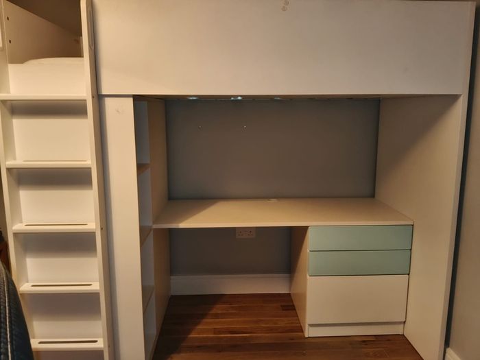 IKEA Loft Bed with mattress: Great Condition