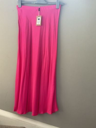 Satin skirt