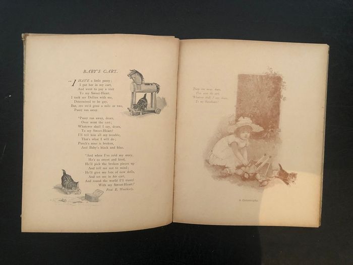 Antique Book Nister's Holiday Annual 1894