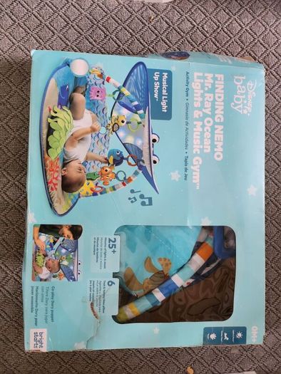 bright stars finding nemo ocean lights baby gym
