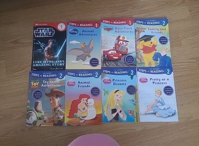 Steps to reading, Disney story.