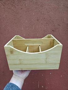 Wooden compartment box