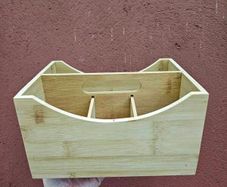 Wooden compartment box