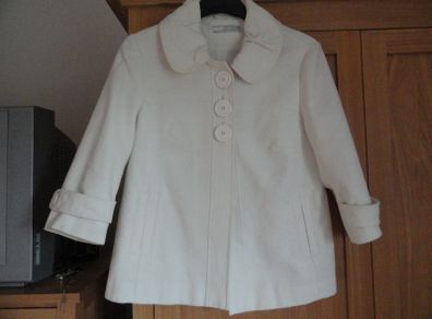 Gorgeous Off White Jacket Size 12