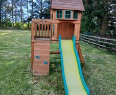 Wooden Climbing Frame and Swing Set