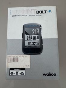 Wahoo ELEMNT Bolt V1 GPS Bike Computer, Brand new never used. In original box.