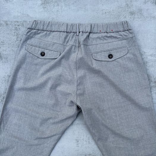 Grey eleventy wool trousers