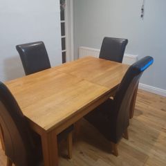 table and chairs