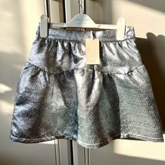 Leigh Tucker silver skirt 9/10y