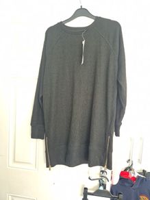 Bew Black side zip Jumper