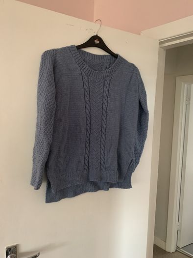 vintage blue jumper