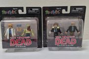The Walking Dead Minimates Set Rick Grimes Douglas Monroe Alice and Walker