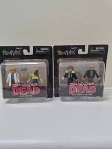 The Walking Dead Minimates Set Rick Grimes Douglas Monroe Alice and Walker