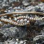 Antique Diamond & Pearl Bangle Bracelet - 1900 Image 7