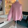 Girls Pink Knitted Roll Neck Jumper from Destination Image 6