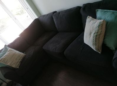 Grey L Couch