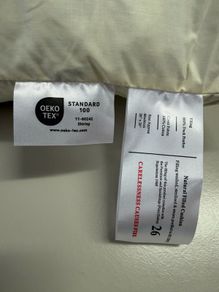 Feather filled cushion insert
