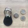 Brand new synthetic leather Vauxhall key ring with shopping trolley token/coin Image 8