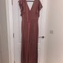 Folkster Marsala Della Satin Gown Image 2