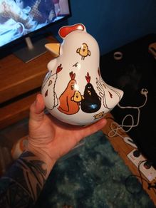 chicken piggy bank