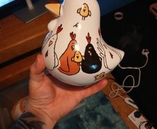 chicken piggy bank