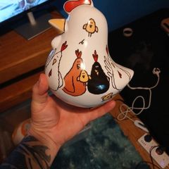 chicken piggy bank