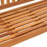 3-Seater Garden Bench with Table 150 cm Solid Teak Wood Image 7