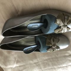 Van Dal ladies silver wedge designer shoes size 5D
